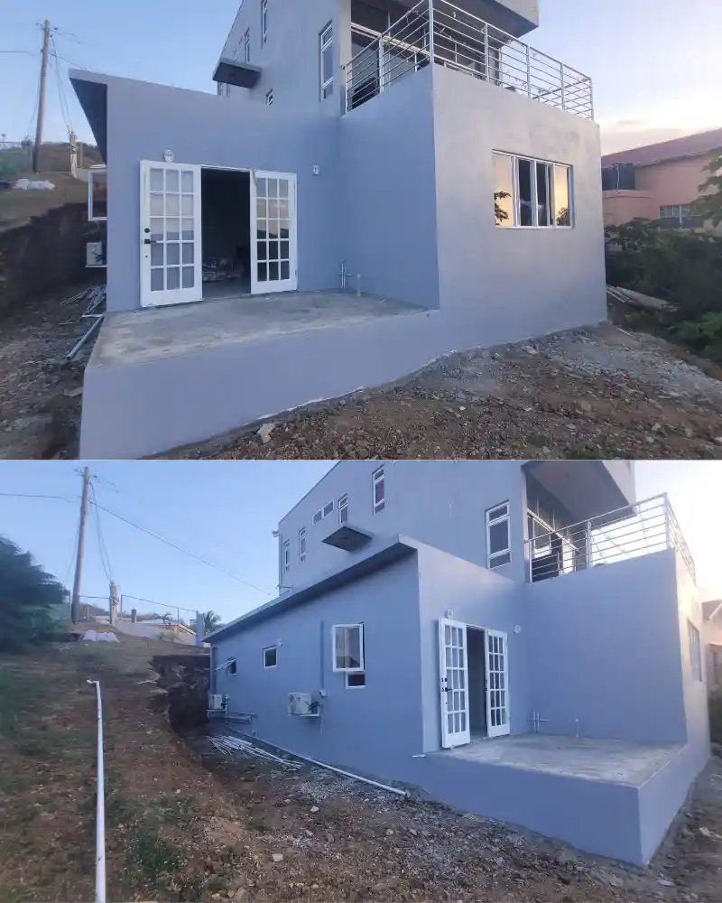 Modern house project still in the making